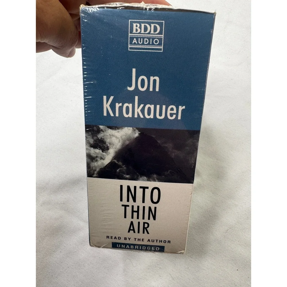 Into Thin Air Jon Krakauer Unabridged Audio Book 6 Cassettes BDD Audio 1998 NEW - Picture 5 of 7